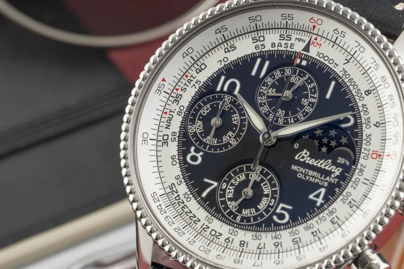 Breitling Montbrillant chronograph steel automatic men's watch A19350 [2603029]