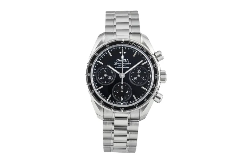 Omega Speedmaster chronograph steel automatic men's watch 324.30.38.50.01.001 LP: 6100EUR [2602978]