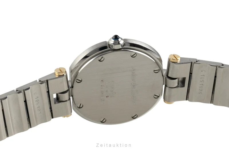 Cartier Santos Ronde steel / gold quartz unisex 8191 [2602780]