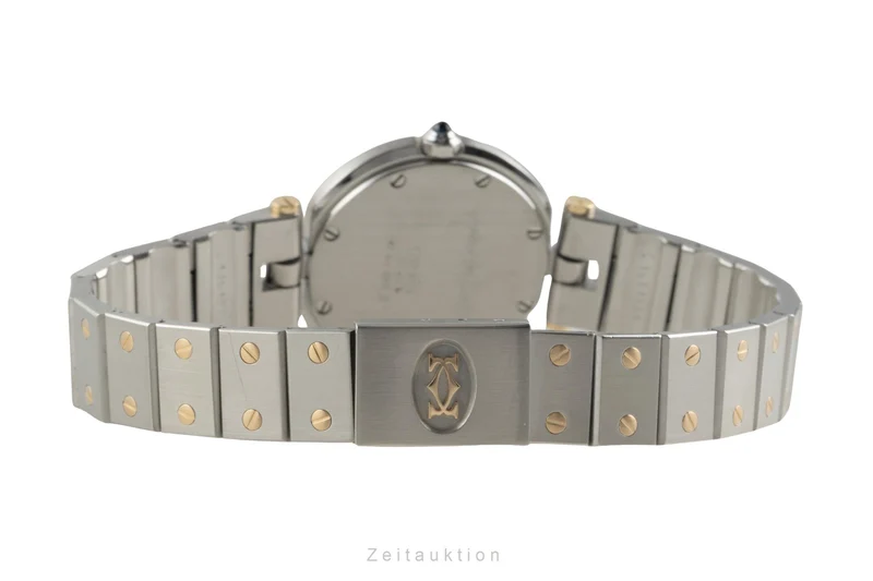 Cartier Santos Ronde steel / gold quartz unisex 8191 [2602780]