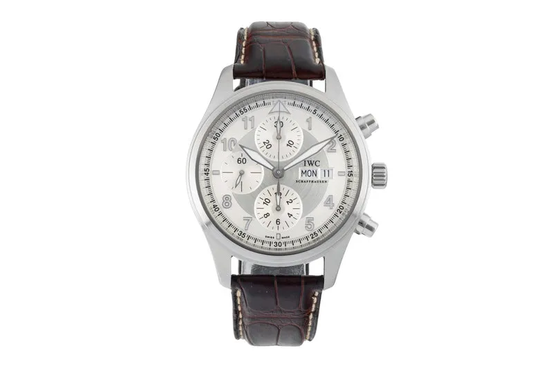 IWC Fliegerchronograph chronograph steel automatic men's watch IW371702 [2603040]