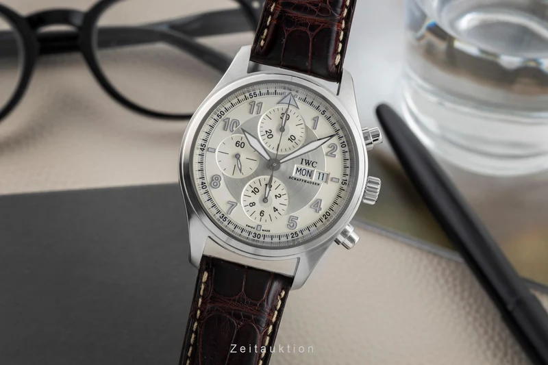 IWC Fliegerchronograph chronograph steel automatic men's watch IW371702 [2603040]