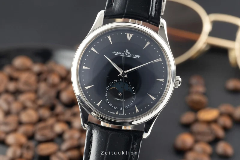 Jaeger LeCoultre Master Ultra Thin steel automatic men's watch Q1368470, 176.8.64.S LP: 12500EUR [2602726]