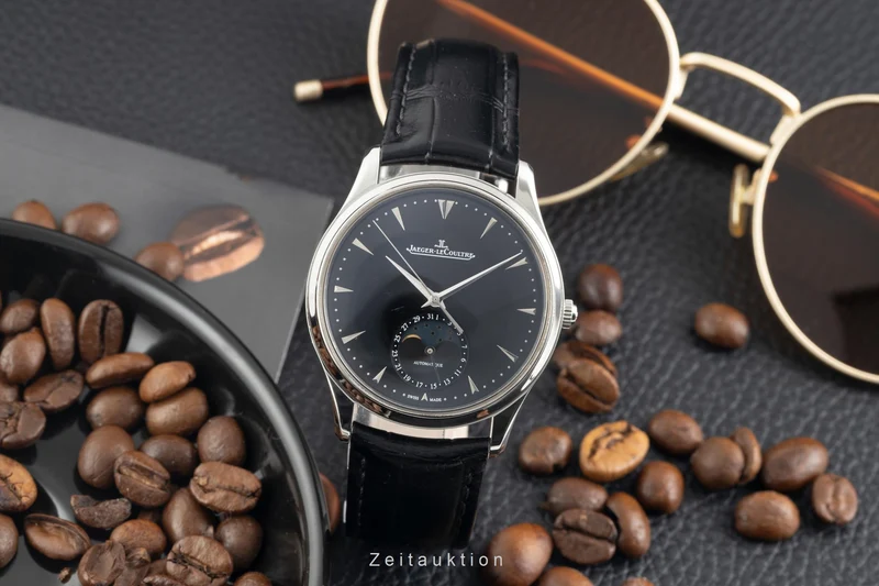Jaeger LeCoultre Master Ultra Thin steel automatic men's watch Q1368470, 176.8.64.S LP: 12500EUR [2602726]