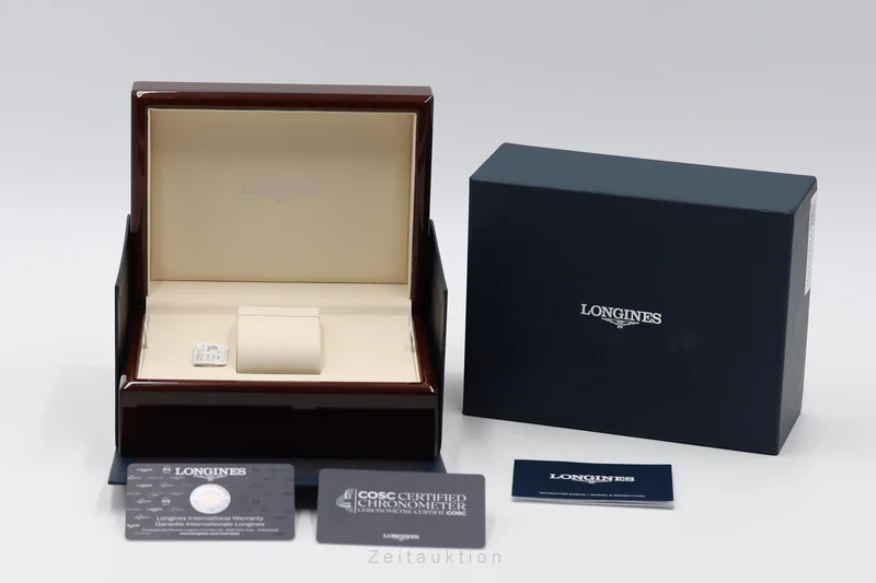 Longines Spirit chronograph steel manual winding men's watch L3.721.4.53.6 LP: 5100EUR [2602901]