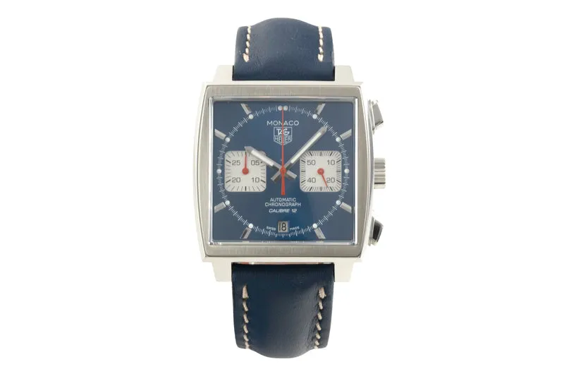 Tag Heuer Monaco chronograph steel automatic men's watch CAW2111-0 [2506200]
