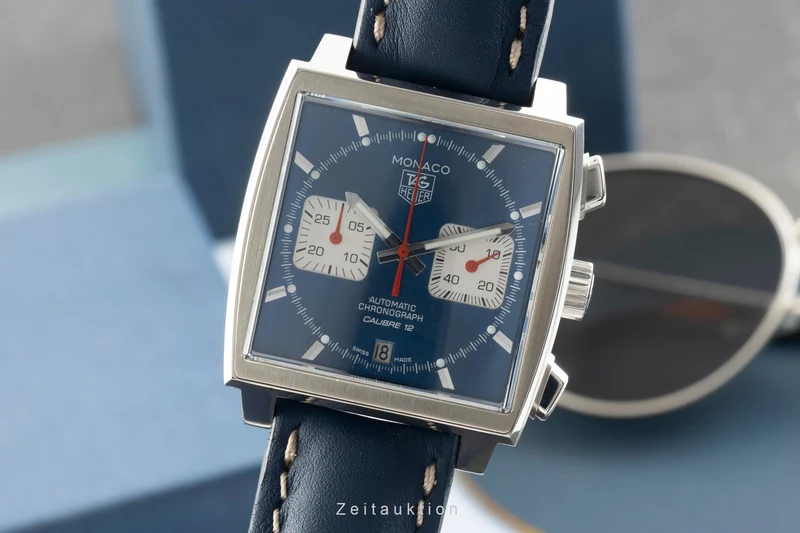 Tag Heuer Monaco chronograph steel automatic men's watch CAW2111-0 [2506200]