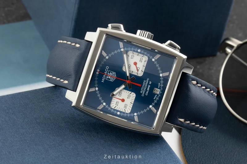 Tag Heuer Monaco chronograph steel automatic men's watch CAW2111-0 [2506200]