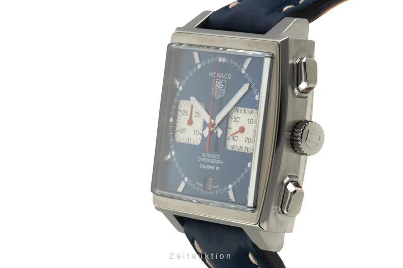 Tag Heuer Monaco chronograph steel automatic men's watch CAW2111-0 [2506200]
