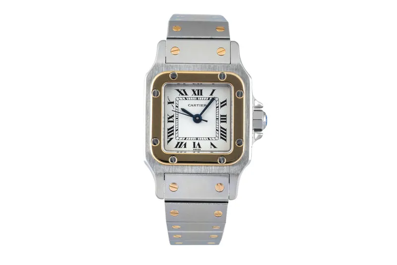 Cartier Santos steel / gold automatic women's watch 82036283 [2602727]