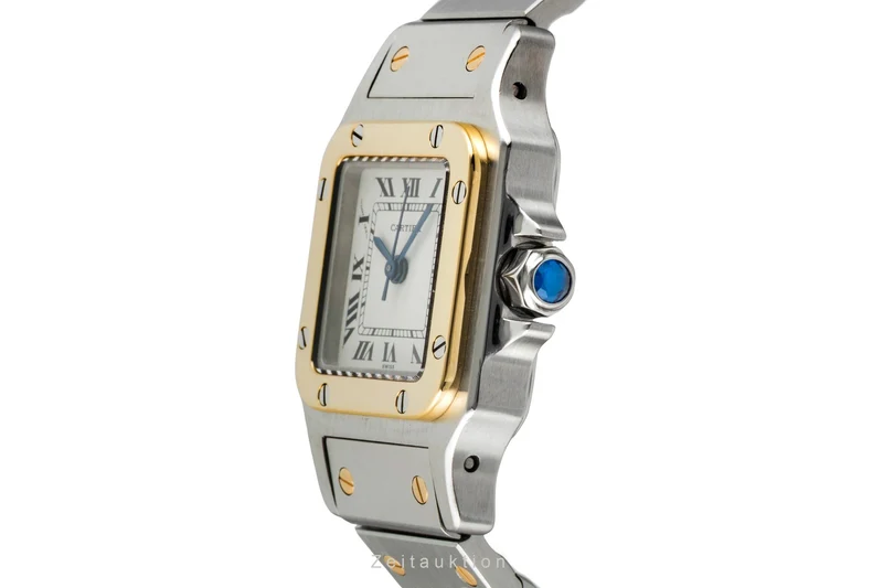Cartier Santos steel / gold automatic women's watch 82036283 [2602727]