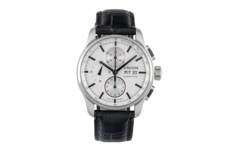 Union Glashütte Viro chronograph steel automatic men's watch D001.414.031.00 [2602665]