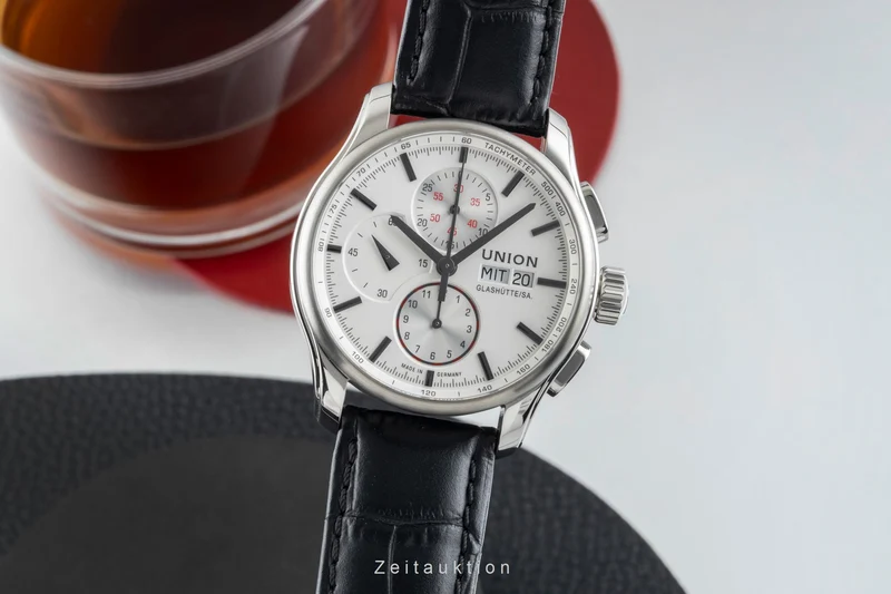 Union Glashütte Viro chronograph steel automatic men's watch D001.414.031.00 [2602665]