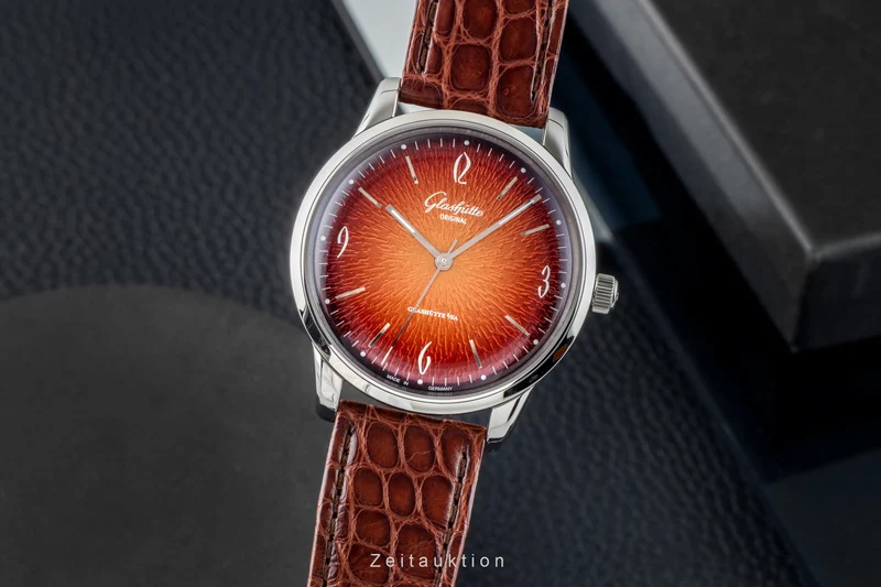 Glashütte Sixties steel automatic men's watch 1-39-52-13-02-04 LP: 7100EUR [2602940]