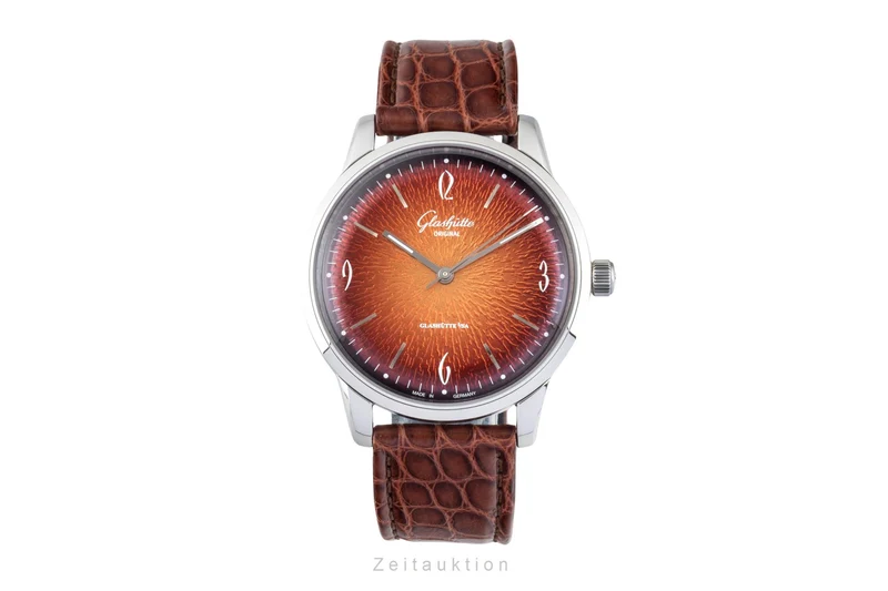 Glashütte Sixties steel automatic men's watch 1-39-52-13-02-04 LP: 7100EUR [2602940]