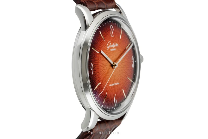 Glashütte Sixties steel automatic men's watch 1-39-52-13-02-04 LP: 7100EUR [2602940]