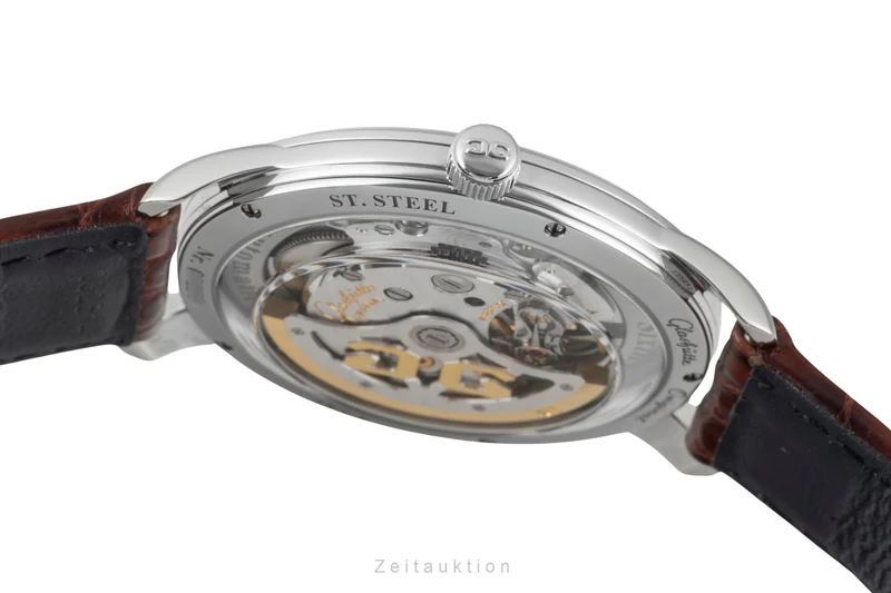 Glashütte Sixties steel automatic men's watch 1-39-52-13-02-04 LP: 7100EUR [2602940]