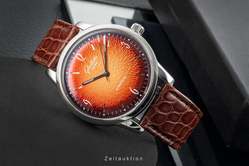 Glashütte Sixties steel automatic men's watch 1-39-52-13-02-04 LP: 7100EUR [2602940]