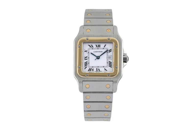 Cartier Santos steel / gold automatic men's watch 2961 [2601734]
