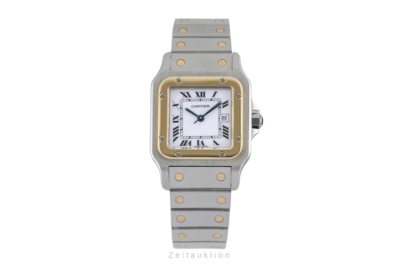 Cartier Santos steel / gold automatic men's watch 2961 [2601734]