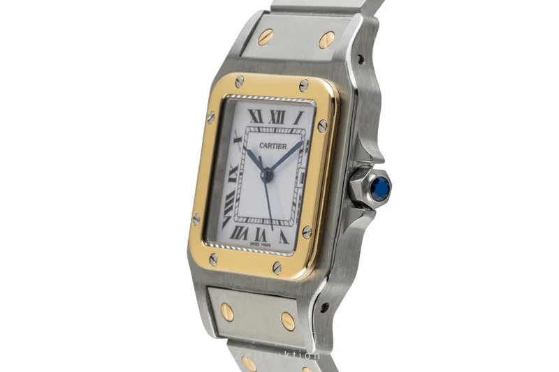 Cartier Santos steel / gold automatic men's watch 2961 [2601734]