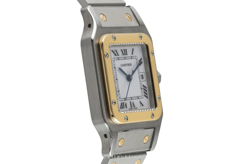 Cartier Santos steel / gold automatic men's watch 2961 [2601734]