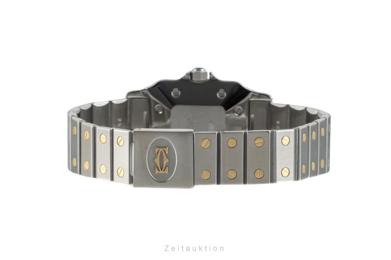 Cartier Santos steel / gold automatic men's watch 2961 [2601734]