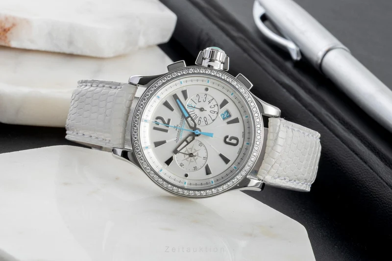 Jaeger LeCoultre Master Compressor chronograph steel quartz women's watch Q1748411 , 148.8.31 [2600572]