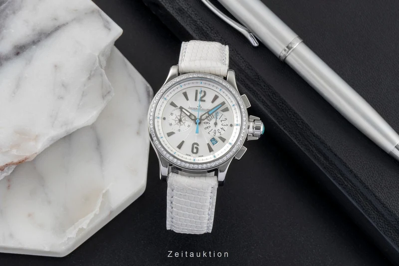 Jaeger LeCoultre Master Compressor chronograph steel quartz women's watch Q1748411 , 148.8.31 [2600572]