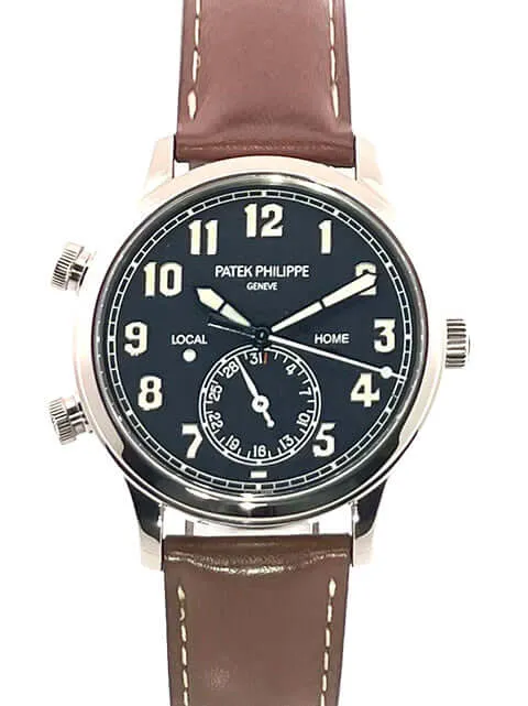 Patek Philippe Calatrava Pilot Travel Time Weißgold 5524G-001