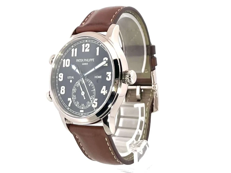 Patek Philippe Calatrava Pilot Travel Time Weißgold 5524G-001