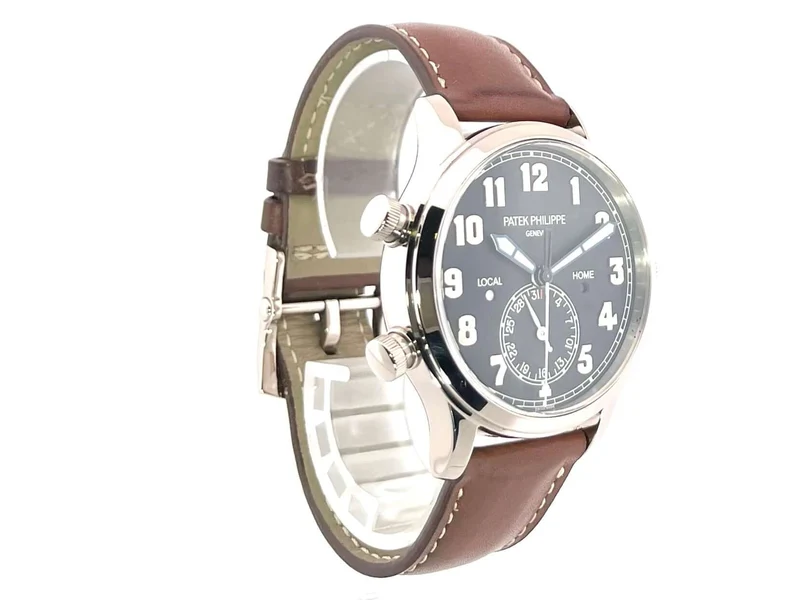 Patek Philippe Calatrava Pilot Travel Time Weißgold 5524G-001