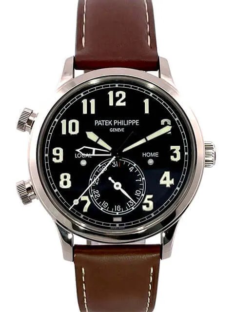 Patek Philippe Calatrava Pilot Travel Time Weißgold 5524G-001