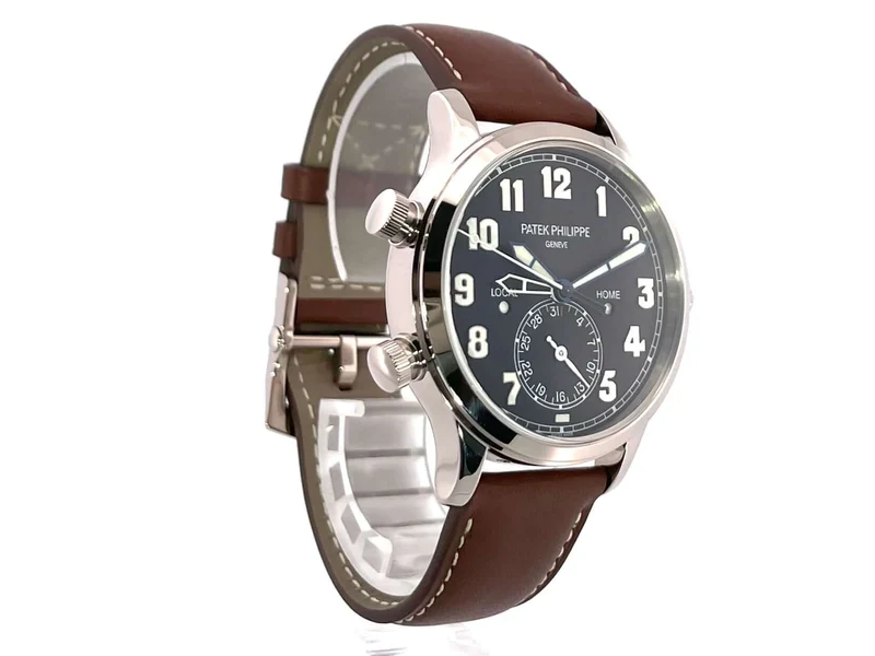 Patek Philippe Calatrava Pilot Travel Time Weißgold 5524G-001