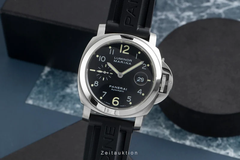 Panerai Luminor Marina steel automatic men's watch PAM00164 LP: 8900EUR [2602689]