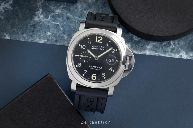 Panerai Luminor Marina steel automatic men's watch PAM00164 LP: 8900EUR [2602689]