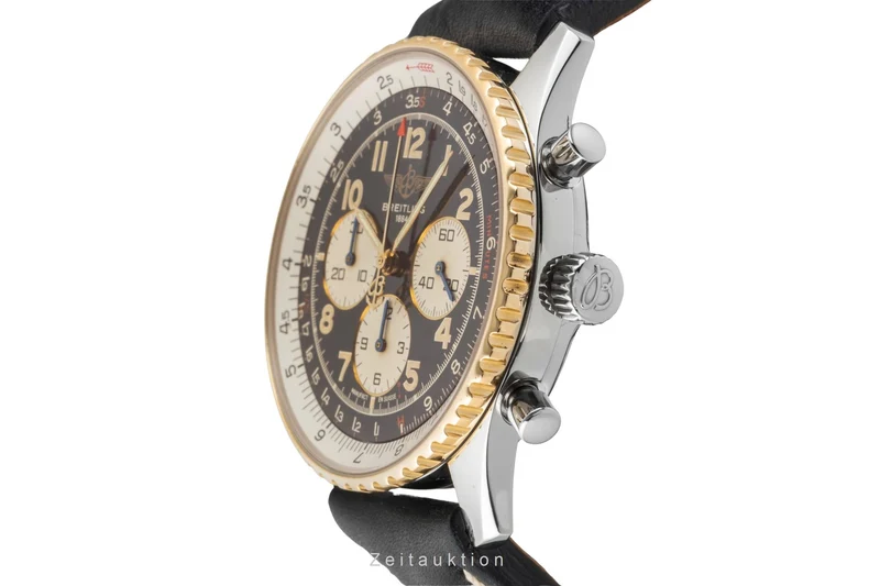 Breitling Navitimer chronograph steel / gold automatic men's watch D30021 [2602583]