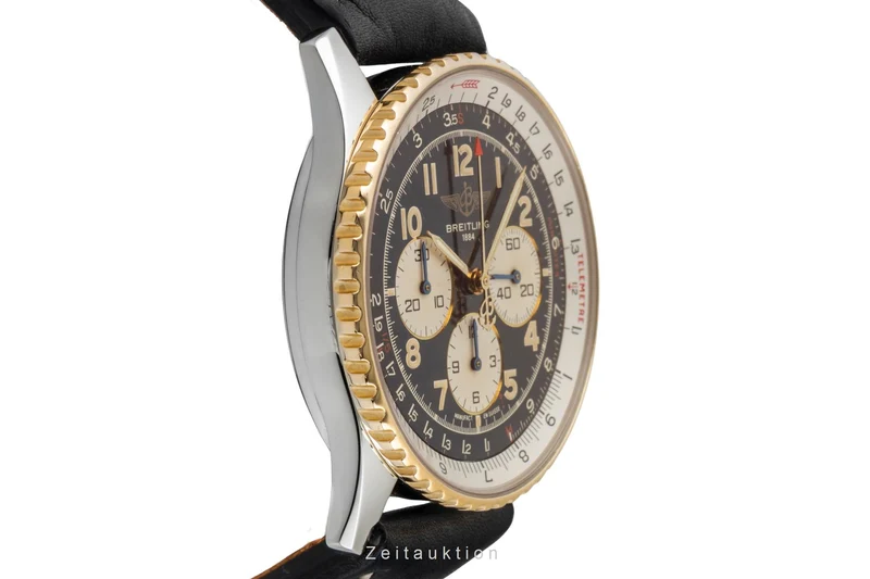 Breitling Navitimer chronograph steel / gold automatic men's watch D30021 [2602583]