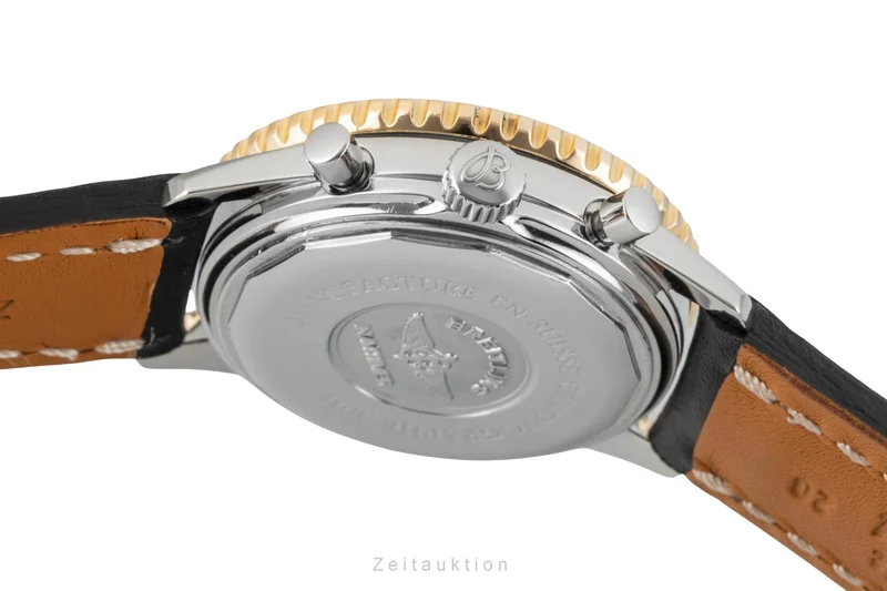 Breitling Navitimer chronograph steel / gold automatic men's watch D30021 [2602583]