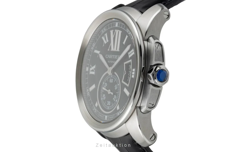 Cartier Calibre de Cartier steel automatic men's watch W7100041 [2602941]