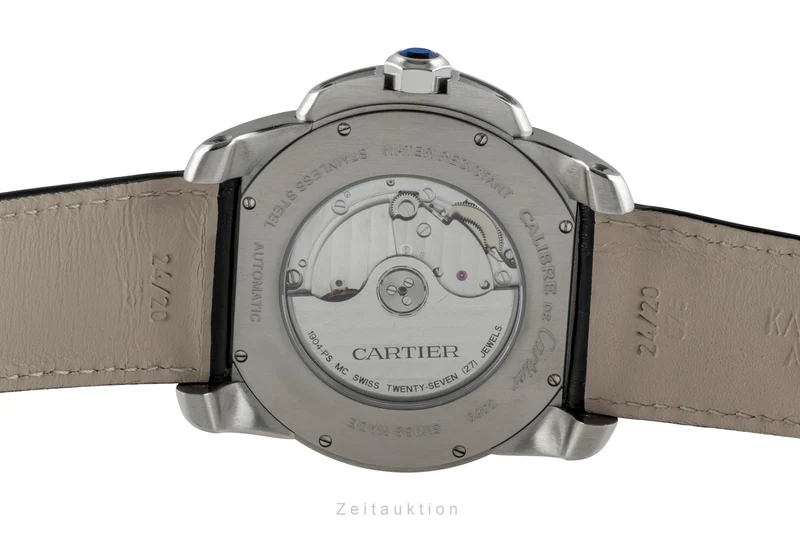 Cartier Calibre de Cartier steel automatic men's watch W7100041 [2602941]