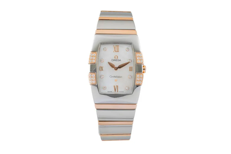 Omega Constellation steel / gold quartz women's watch 1286.75.00 [2602881]