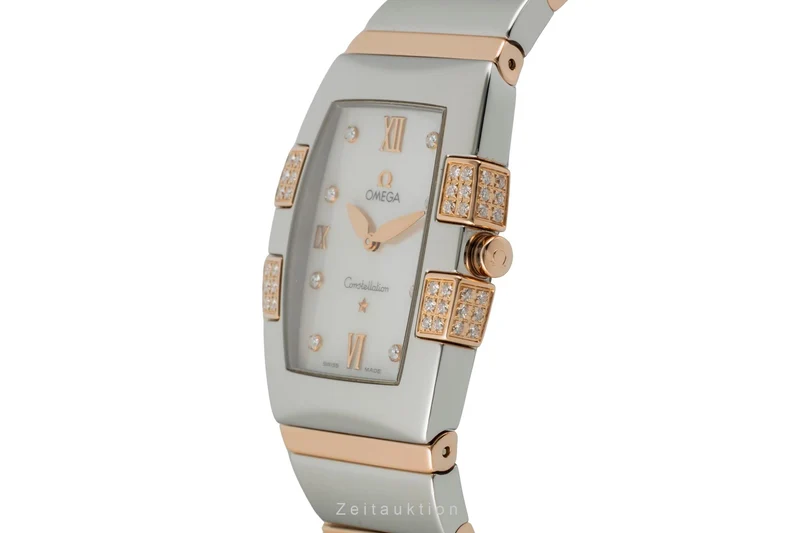 Omega Constellation steel / gold quartz women's watch 1286.75.00 [2602881]