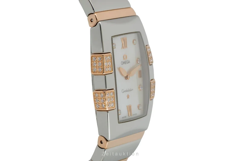 Omega Constellation steel / gold quartz women's watch 1286.75.00 [2602881]