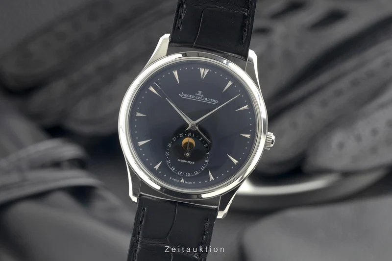 Jaeger LeCoultre Master Ultra Thin steel automatic men's watch Q1368470 ,176.8.64.S [2603002]
