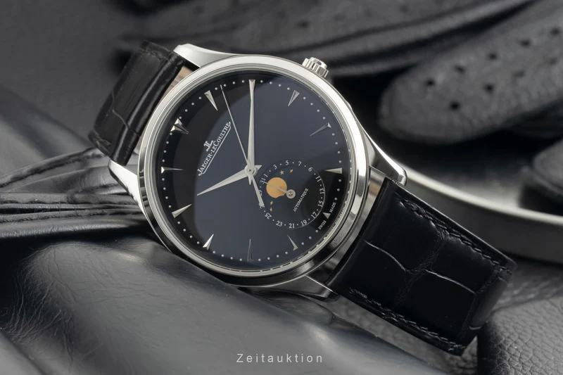 Jaeger LeCoultre Master Ultra Thin steel automatic men's watch Q1368470 ,176.8.64.S [2603002]