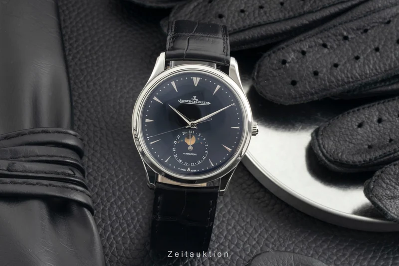 Jaeger LeCoultre Master Ultra Thin steel automatic men's watch Q1368470 ,176.8.64.S [2603002]