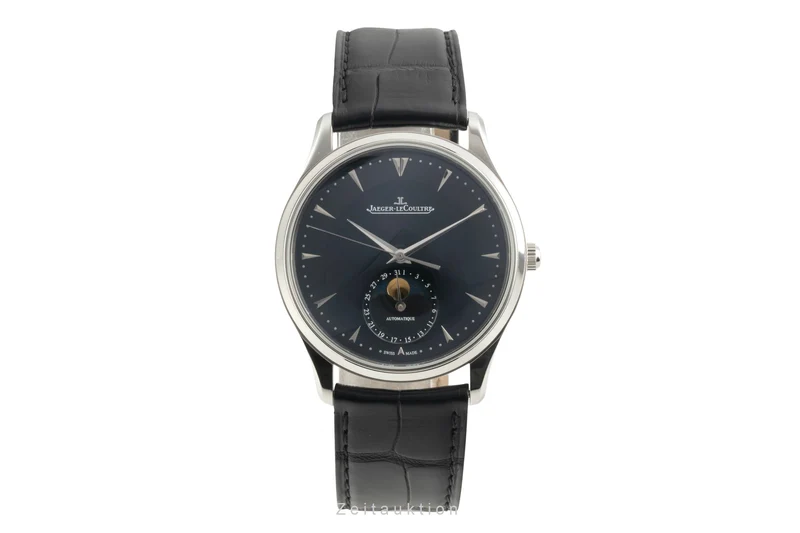 Jaeger LeCoultre Master Ultra Thin steel automatic men's watch Q1368470 ,176.8.64.S [2603002]
