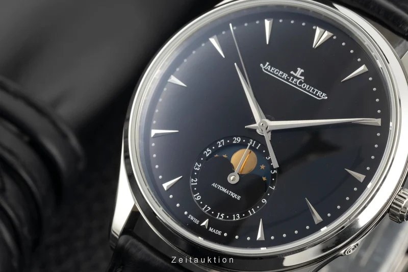 Jaeger LeCoultre Master Ultra Thin steel automatic men's watch Q1368470 ,176.8.64.S [2603002]
