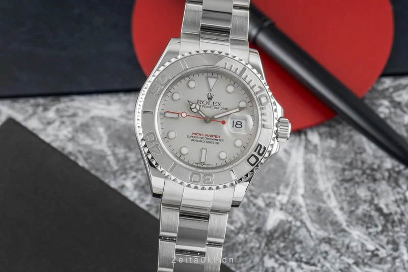 Rolex Yacht-Master steel / platinium automatic men's watch 16622 [2603078]